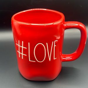 Rae Dunn red #Love mug valentine